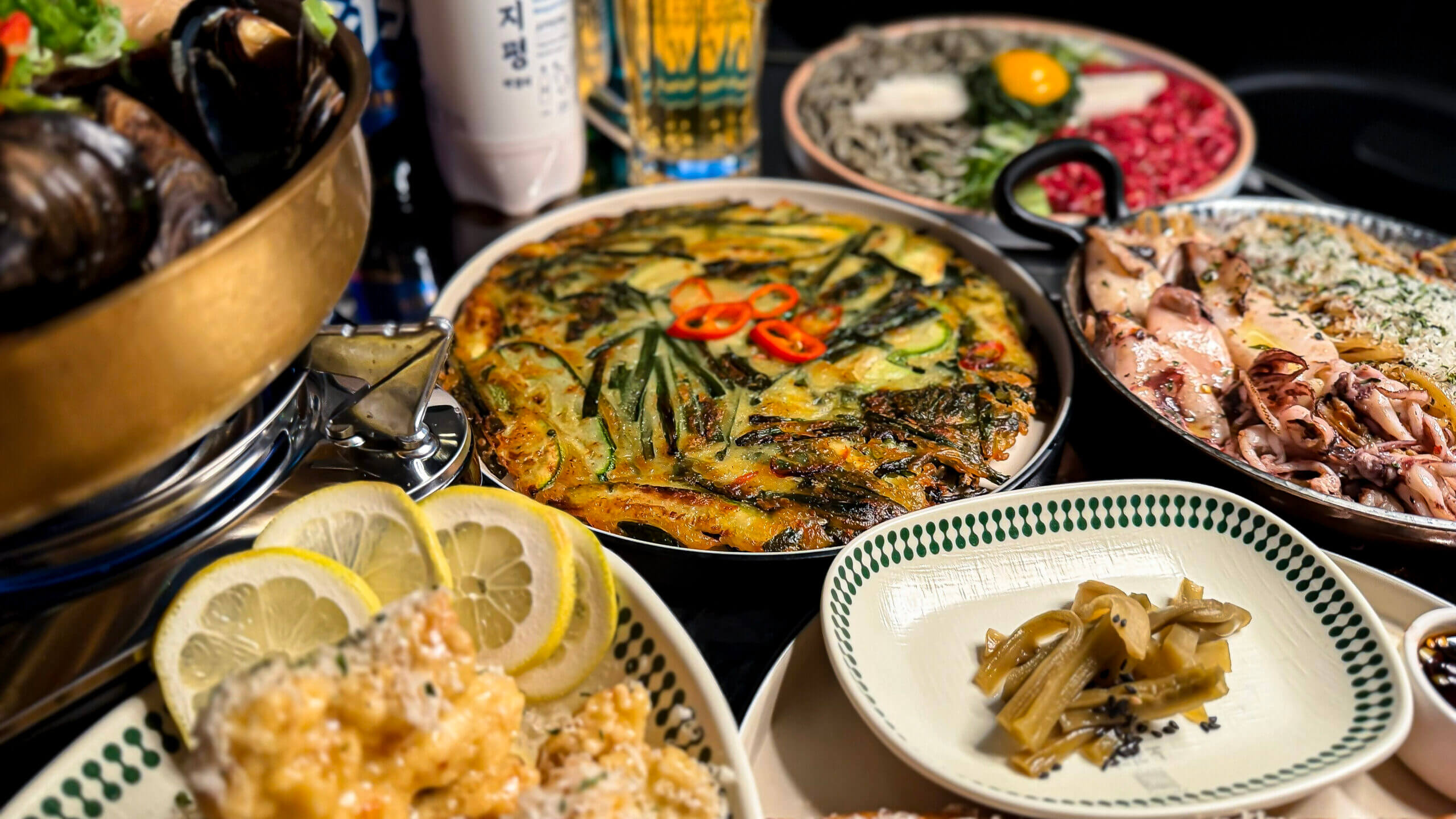 Nogari menu spread